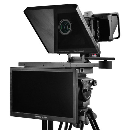 Prompter People Flex Plus Teleprompter with 12" Regular and 15.6" Talent Monitor