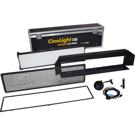 Fluotec CineLight Production 120 SoftLIGHT LED 1-Light Kit (4' Length), Stand