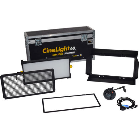 Fluotec CineLight Production 60 SoftLIGHT LED 1-Light Kit (2' Length), Stand