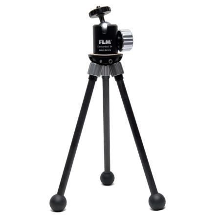 FLM CP10-Tabletop 1-Section Carbon Fiber Tripod with CB-24 E Ball Head