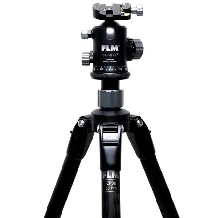 FLM CP30-L3 Pro Carbon Fiber Tripod + CB-48FTR Ball Head + SRB 60 QR Clamp