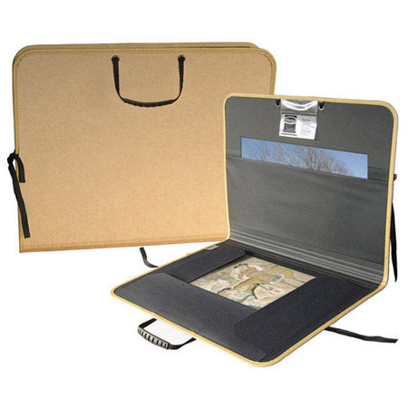 Florence FAR0618 Art Cradle Signature, Thick Holland Board Core, 14x18", Color: Tan.
