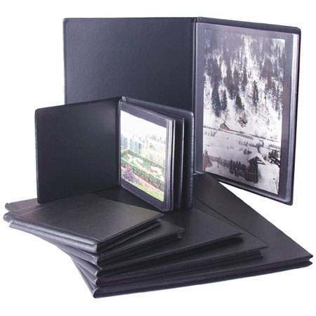 Florence Professional Vinyl 5x5" Photo Album with 12 Non-Reflective Inserts
