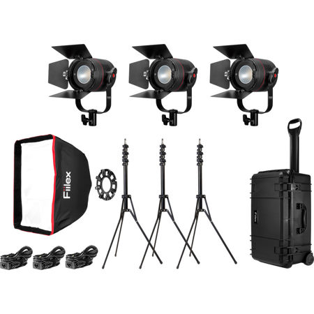 Fiilex K301CL P360 Classic 3-Light LED Interview Travel Kit