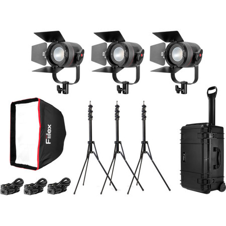 Fiilex K301P Pro 3-Light LED Interview Travel Kit