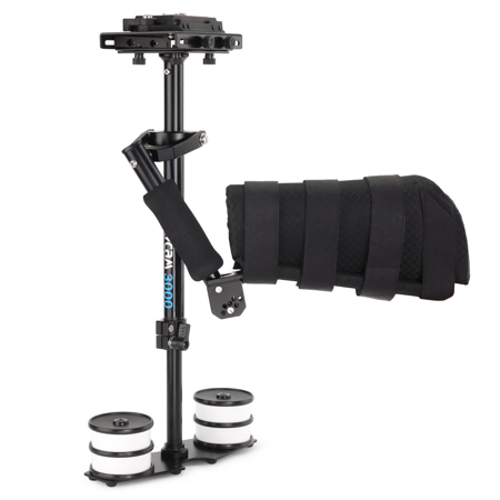 FLYCAM 3000 Steadycam Stabilizer with Arm Brace and Unico Quick Release Plate
