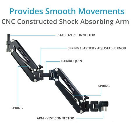 FLYCAM Galaxy Steadycam Arm and Vest, 22 Lbs Capacity