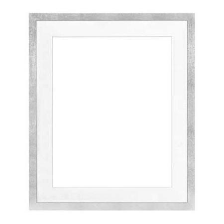 Framatic Aria Wood Frame for 20x24" Photograph, 1" Profile, Silver