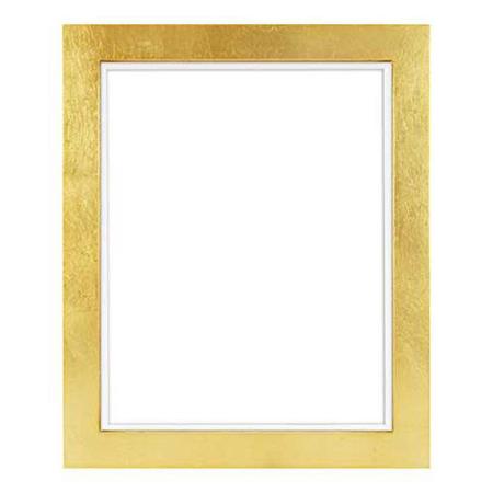 Framatic Aria Wood Frame for 8x10" Photograph, 1" Profile, Gold