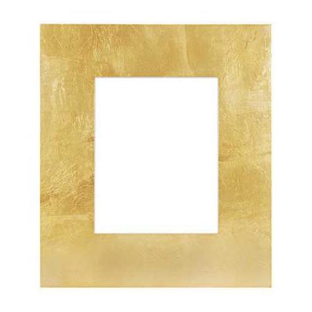 Framatic Aria Wood Frame for 8x10" Photograph, 3.375" Profile, Gold
