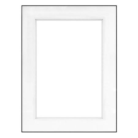 Framatic Fineline, 5x7" Aluminum Frame with a Thin Face for a 4x6" Photograph - Black