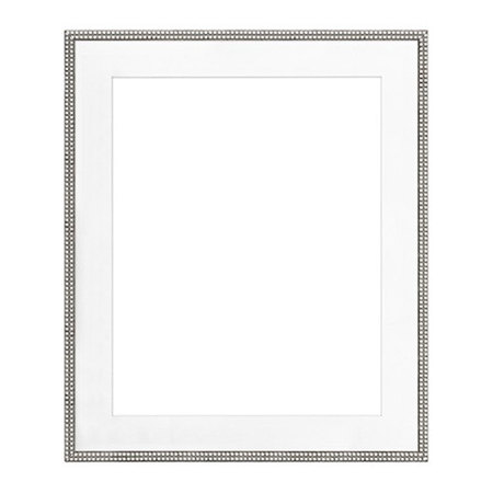 Framatic Antique Hardwood Frame, 11X14" Matted for a 8X10" Photograph, Color: Antique Silver