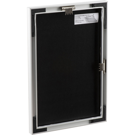 Framatic Superlight Aluminum Poster Frame for 11x14" Photo, Silver Satin