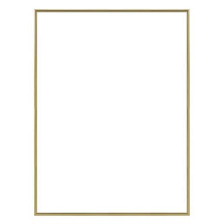 Framatic Tempo Classic Semi-Round Top Aluminum Frame, For a 8X10" Photograph, Color: Gold