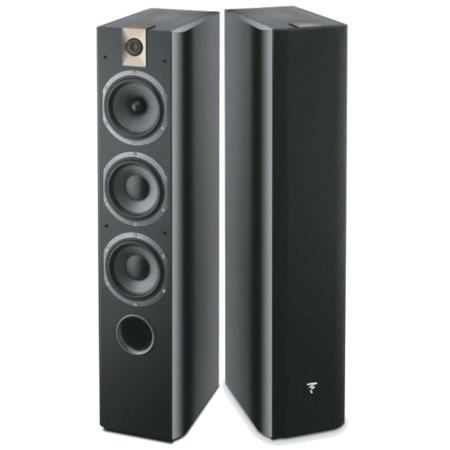 Focal Chorus 726 3-Way Floor Standing Speakers, Black Piano Lacquer, Pair