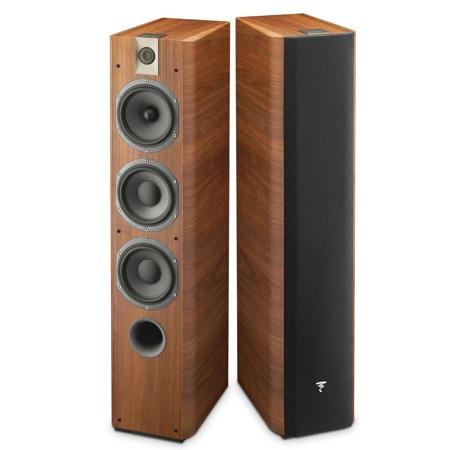 Focal Chorus 726 3-Way Bass Reflex Floor Standing Speaker, Walnut, Single