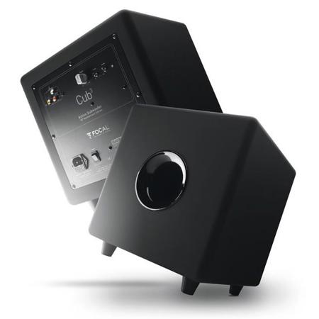 Focal CUB3 8" Active Bass-Reflex Subwoofer, Black