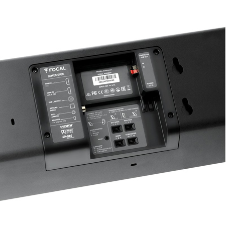 Focal DIMENSION 5-Channel Soundbar for APTX Receiver