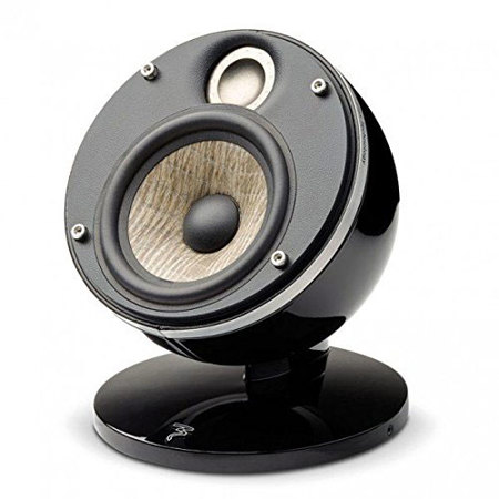 Focal Dome Flax 1.0 2-Way Sealed Satellite Speaker, Single, Black