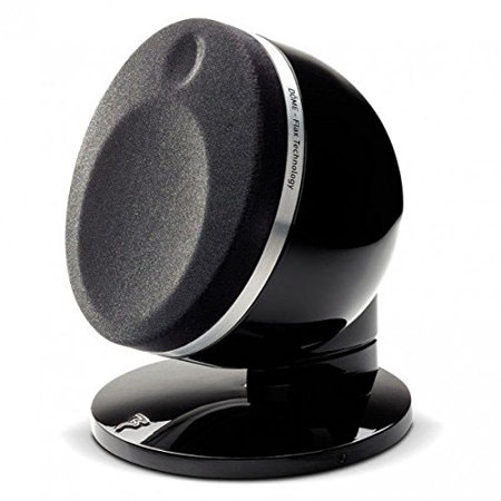 Focal Dome Flax 1.0 2-Way Sealed Satellite Speaker, Single, Black