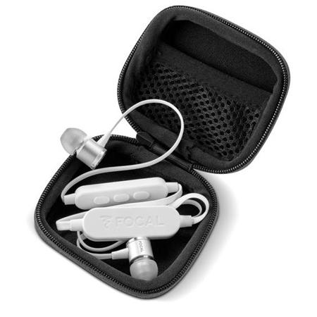 Focal Spark Wireless Bluetooth In-Ear Headphones with Mic, Silver