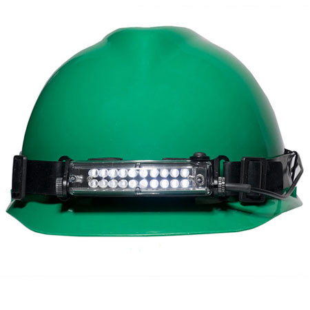 FoxFury Command 20 Tasker S Helmet Light with Elastic/Silicone Strap, 60 Lumens