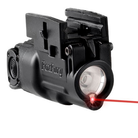 FoxFury AWL-P Red Laser & Tac Amphibious LED Pistol Light Combo, Picatinny Mount