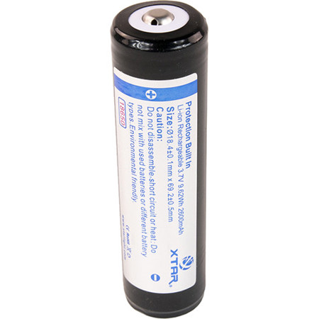FoxFury 18650 3.7V 2600mAh Rechargeable Li-Ion Battery