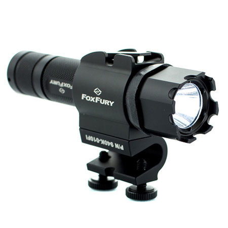 FoxFury Sideslide C-Clamp Side Mounted Helmet Light, 140 Lumens