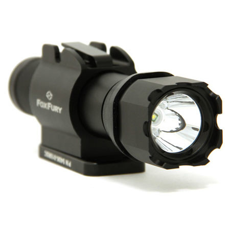 Foxfury Sideslide Bolt Side Mounted Helmet Flashlight, 140 Lumens