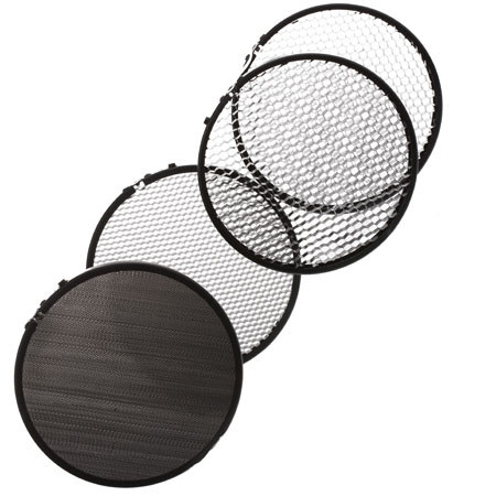 Flashpoint Grid Set, for 8" Reflectors, Consists of 1 each: 10 deg., 20 deg., 30 deg.and 40 deg. Grids