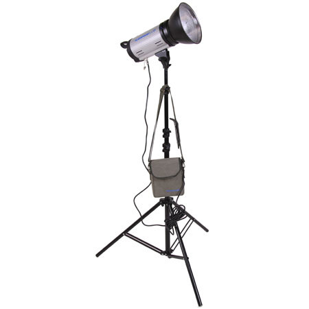 Flashpoint 320M 150 Watt AC/DC Monolight Strobe with Portable Battery Power Pack
