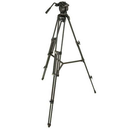 3Pod V2AH 2-section Aluminum Video Tripod with Fluid Head - Black