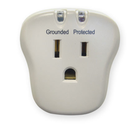 Flashpoint Surge Protector 1 Outlet Plug, 540 Joules With EMI/RFI filter