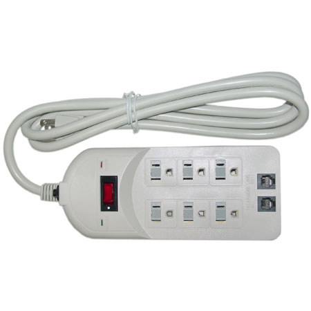 Flashpoint 6 Outlet Surge Suppressor (3 MOV)