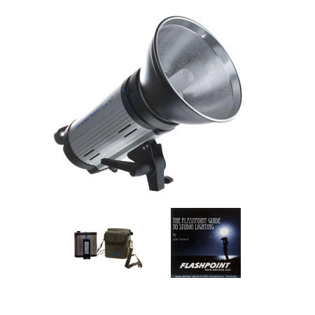 Flashpoint 620M 300 Watt AC/DC Monolight Strobe with Portable Battery Power Pack
