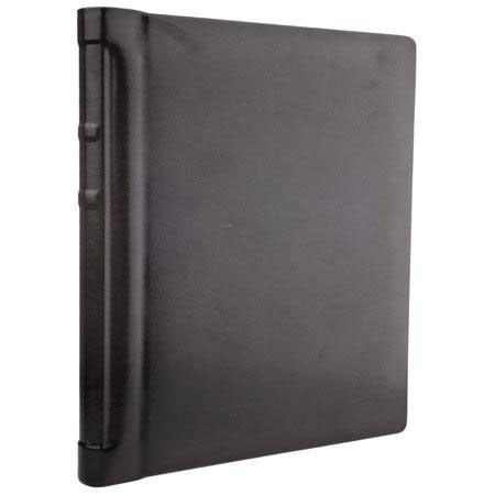 Adorama Padded Repositionable Self Adhesive Album, 4x6" 20 Photos, Black