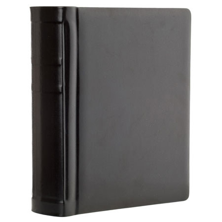 Flashpoint Bella Book Bound Album, 5x7" 24 Photos, Black/Black Foil