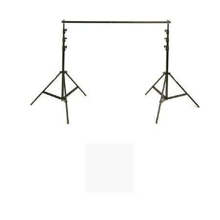 Flashpoint 10' Background Support Stand with White Seamless Background