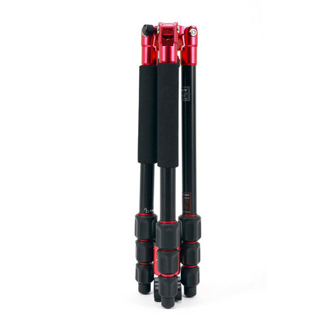 FotoPro C4i 4-Section Aluminum Tripod with FPH-53P Ball Head, Red