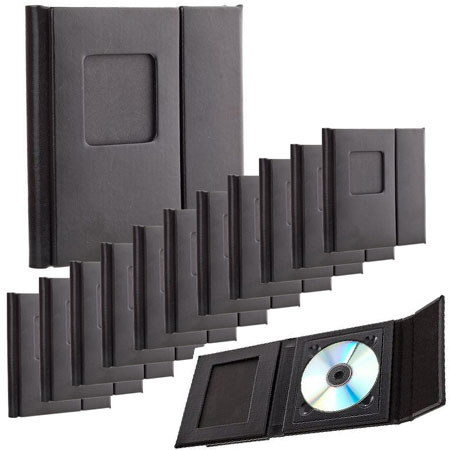 Flashpoint Overlapping CD Holder, Holds 1 CD, Black