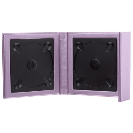 Flashpoint Overlapping CD Holder, Holds 2 CDs, Purple