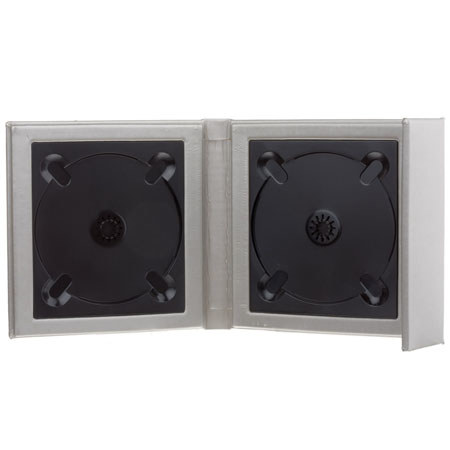 Flashpoint Overlapping CD Holder, Holds 2 CDs, Silver
