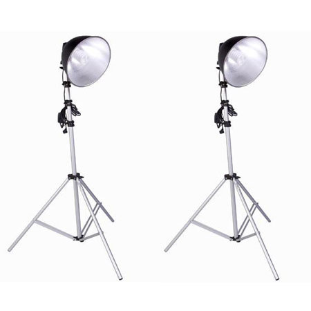 Flashpoint Cool Light 1, 2-light Kit w/2-11 inch CoolLt Refltrs,2 45W Blb