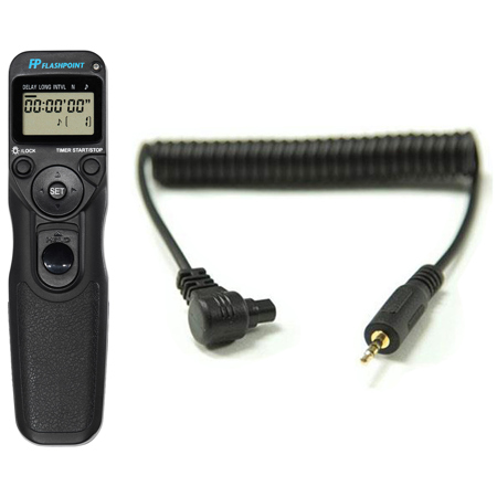 Flashpoint Wave Commander Remote Shutter Release,PREMIUM Trigger Cable for Canon