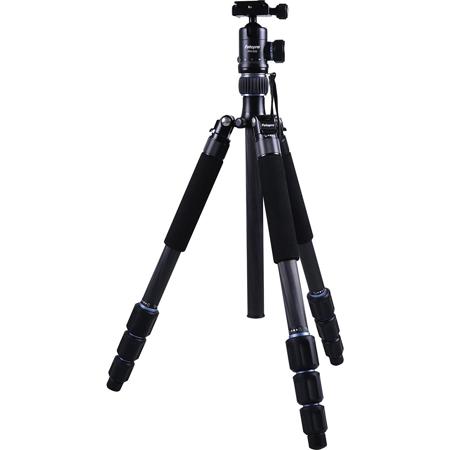 FotoPro CT-5A Tripod with Built-In Monopod, FPH-52Q Ball Head, Mini-Tripod Feet