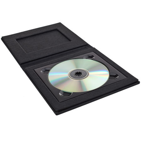 Flashpoint Dvd/Cd Holder Single, Color: Black.