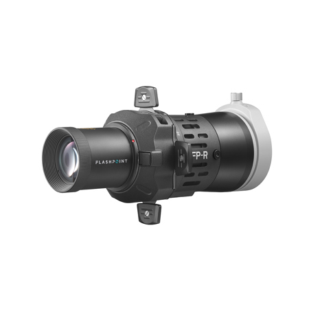 Flashpoint Flash Projector Round with 36° Lens for Round Head Flash, Gobo Projection Attachment, Compatible with Godox V1 AD100Pro AD200Pro Round Head and Flashpoint R2 Round Series