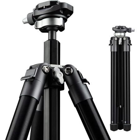 FotoPro FX-1 5-Section Aluminum Tripod, Slate Gray
