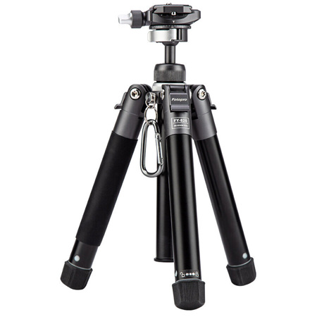 FotoPro FY-820 5-Section Aluminum Tripod/Monopod, Slate Gray